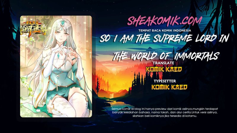 So I Am the Supreme Lord in the World of Immortals Chapter 02 Gambar 1
