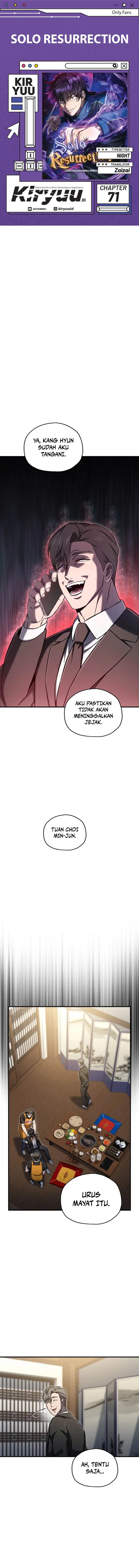 Solo Resurrection Chapter 71 Gambar 1