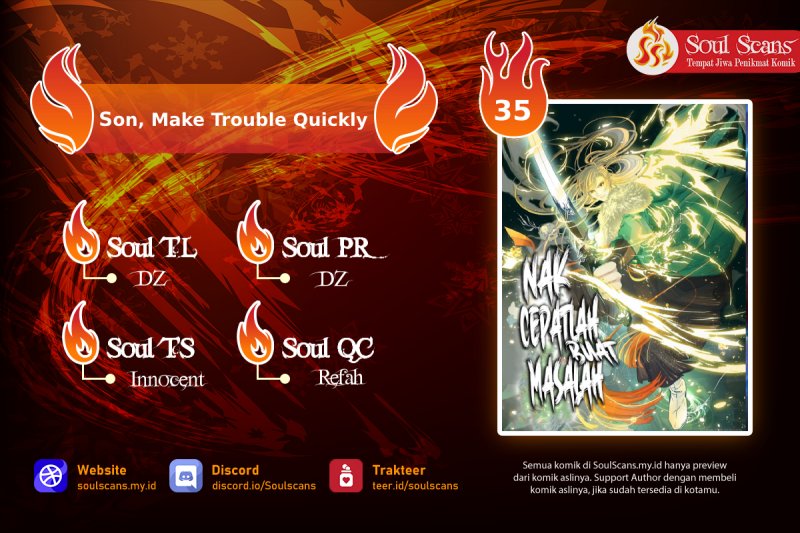 Son, Make Trouble Quickly Chapter 35 Gambar 1