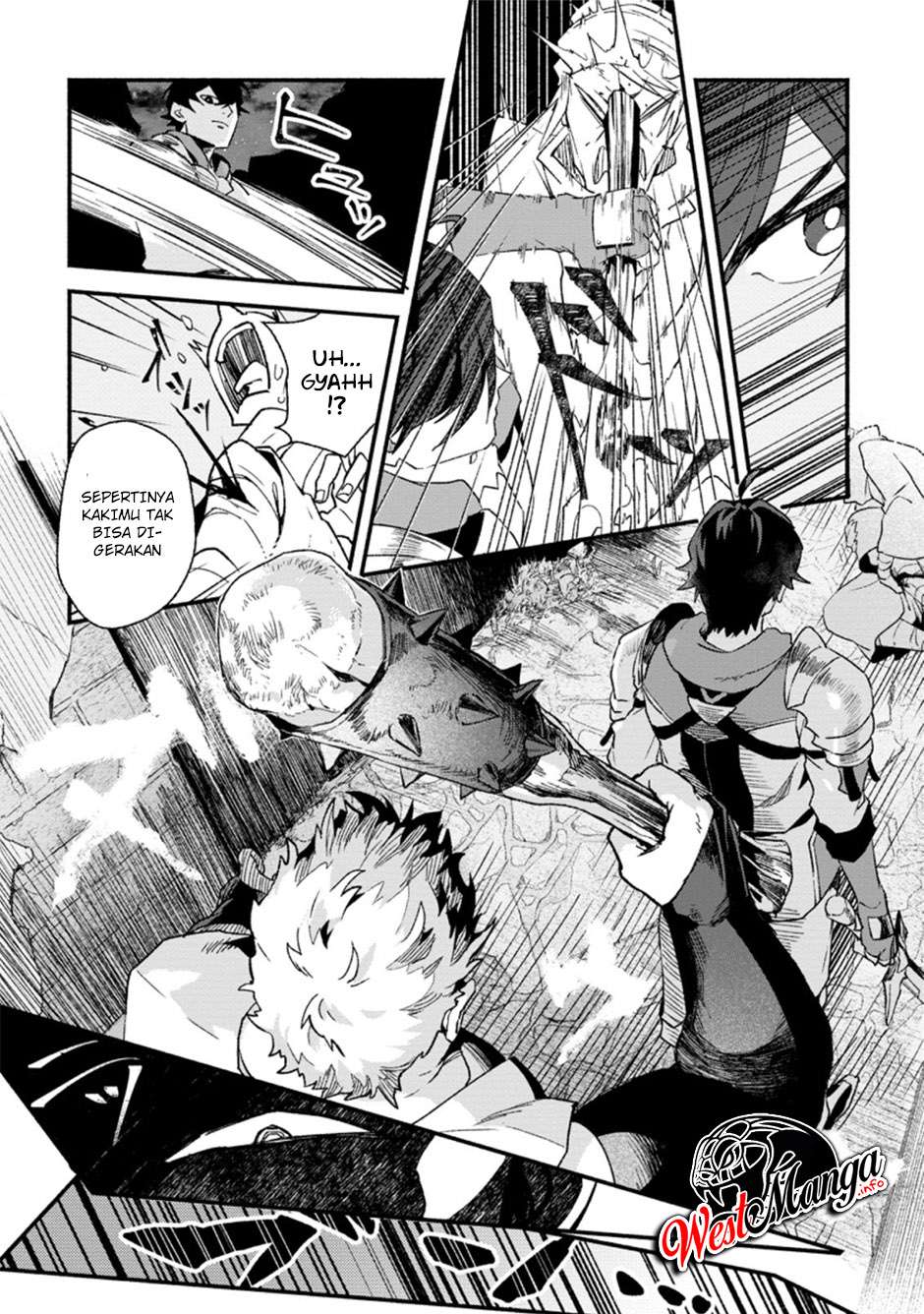 Sono Monban, Saikyou Nitsuki: Tsuihou Sareta Bougyo Ryoku 9999 no Senshi, Outo no Monban Toshite Musou Suru Chapter 04 Gambar 5