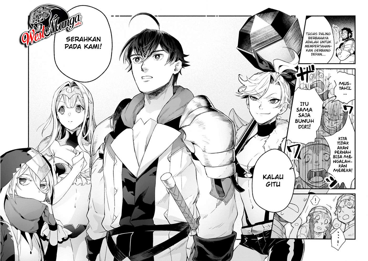 Sono Monban, Saikyou Nitsuki: Tsuihou Sareta Bougyo Ryoku 9999 no Senshi, Outo no Monban Toshite Musou Suru Chapter 05 Gambar 29