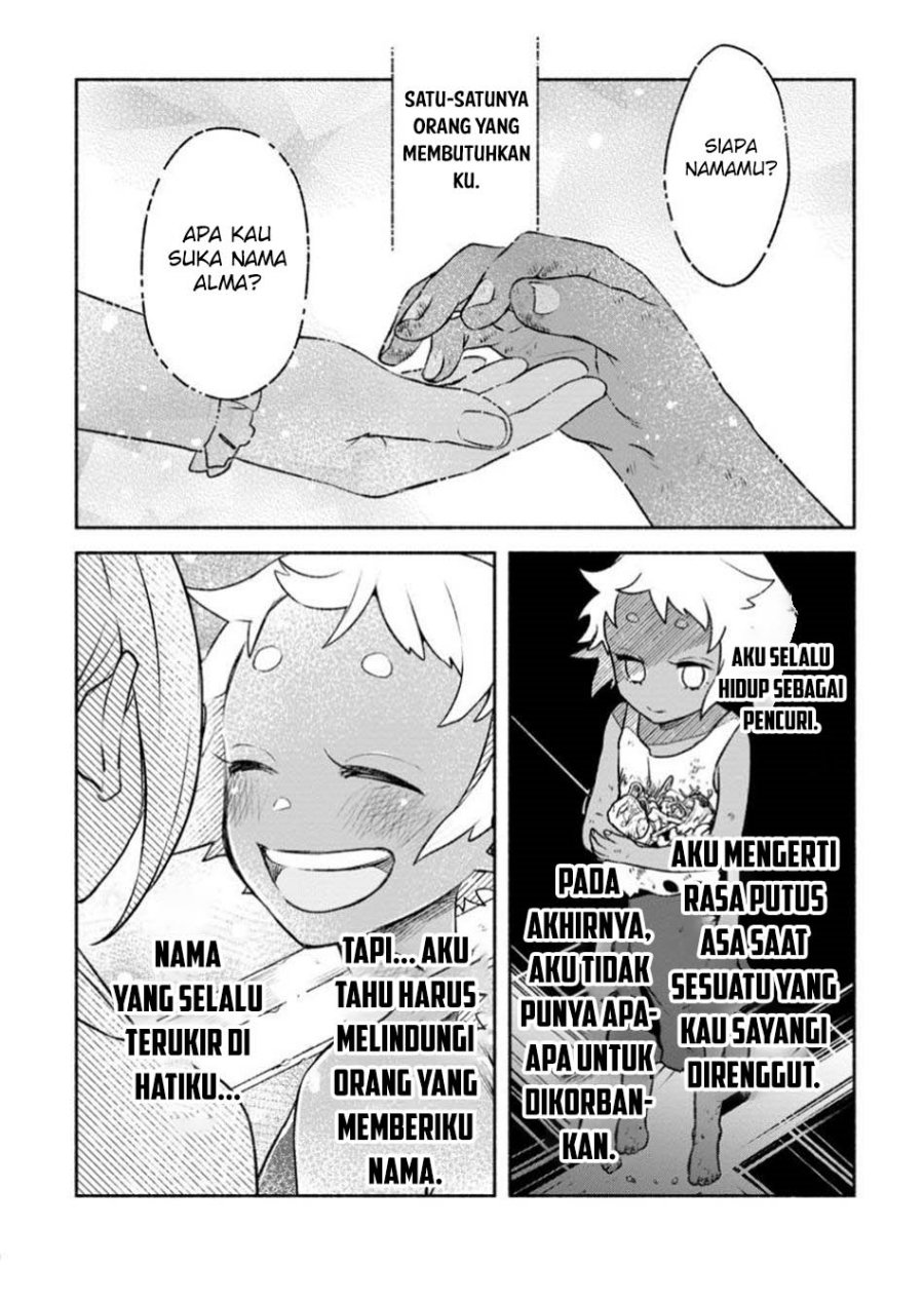 Sono Monban, Saikyou Nitsuki: Tsuihou Sareta Bougyo Ryoku 9999 no Senshi, Outo no Monban Toshite Musou Suru Chapter 34.3 Gambar 2