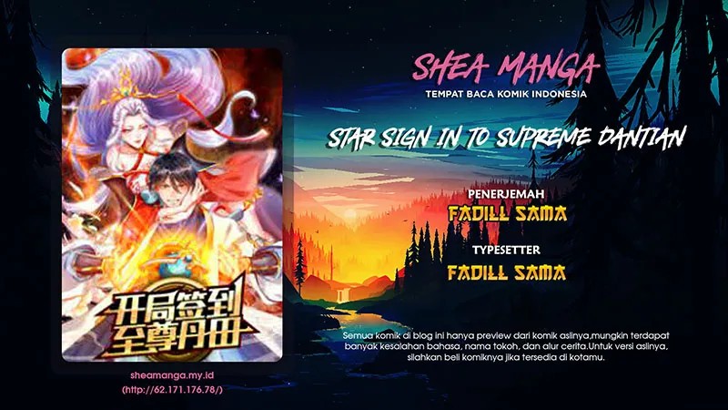 Star Sign In To Supreme Dantian Chapter 86 Gambar 1