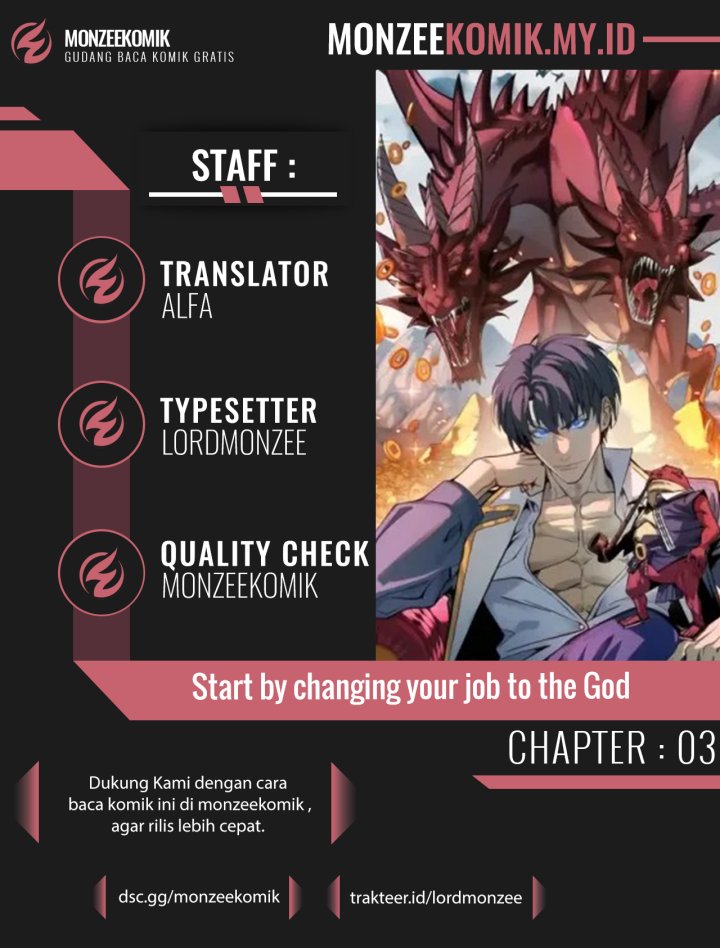 Start by changing your job to the God of Wealth and taming billions of divine pets! Chapter 03 Gambar 1
