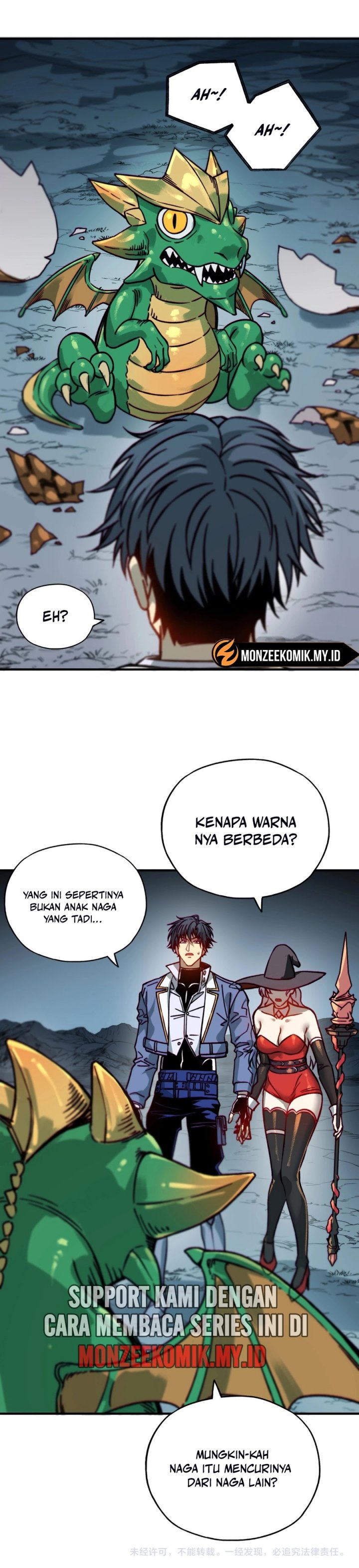 Start by changing your job to the God of Wealth and taming billions of divine pets! Chapter 03 Gambar 29