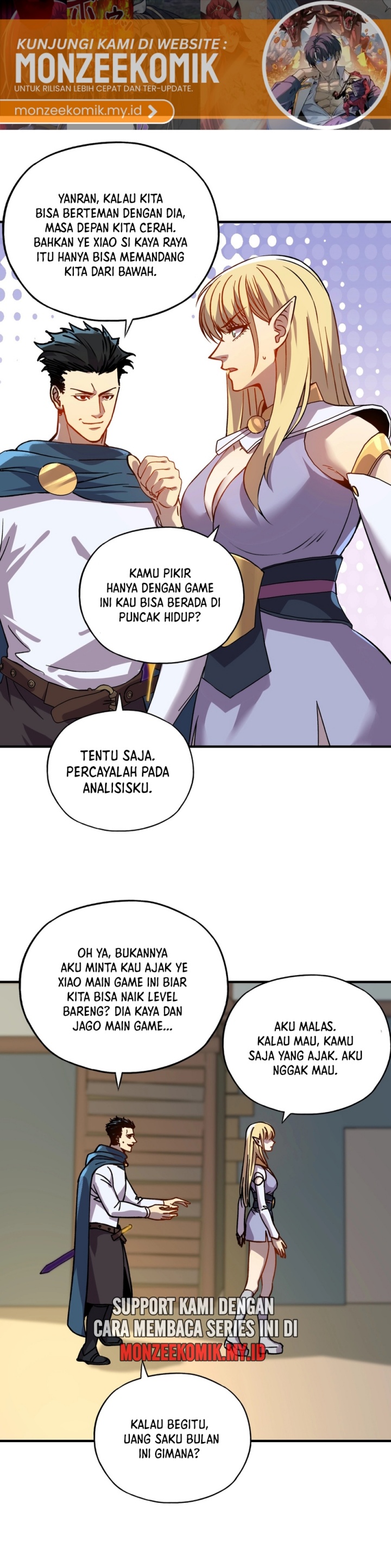 Start by changing your job to the God of Wealth and taming billions of divine pets! Chapter 08 Gambar 2