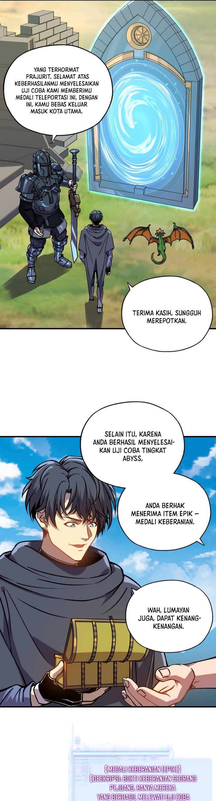 Start by changing your job to the God of Wealth and taming billions of divine pets! Chapter 08 Gambar 7