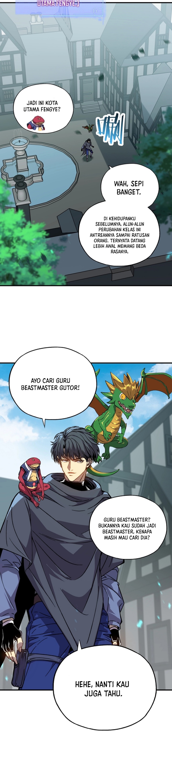 Start by changing your job to the God of Wealth and taming billions of divine pets! Chapter 08 Gambar 10