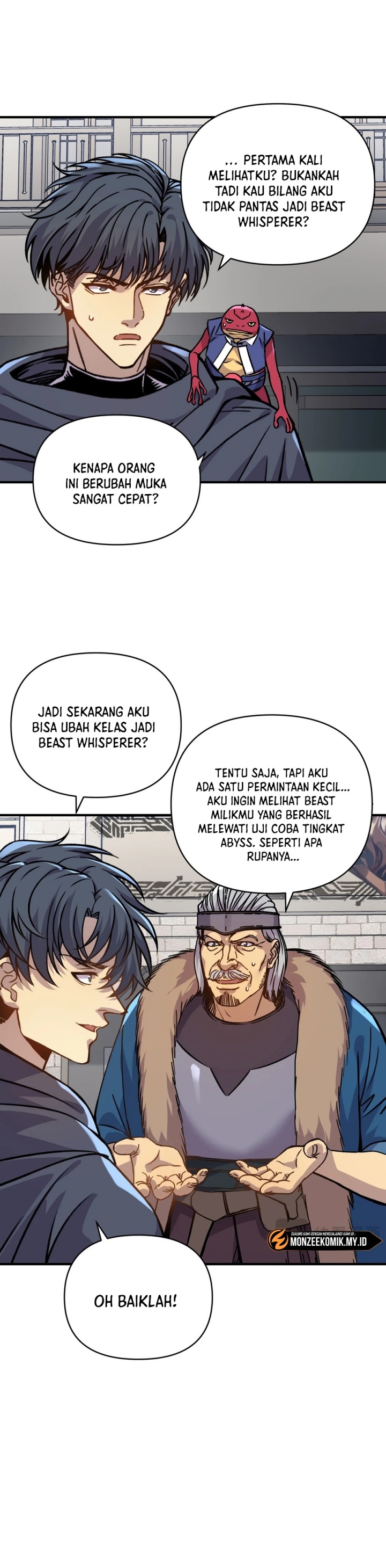 Start by changing your job to the God of Wealth and taming billions of divine pets! Chapter 08 Gambar 16