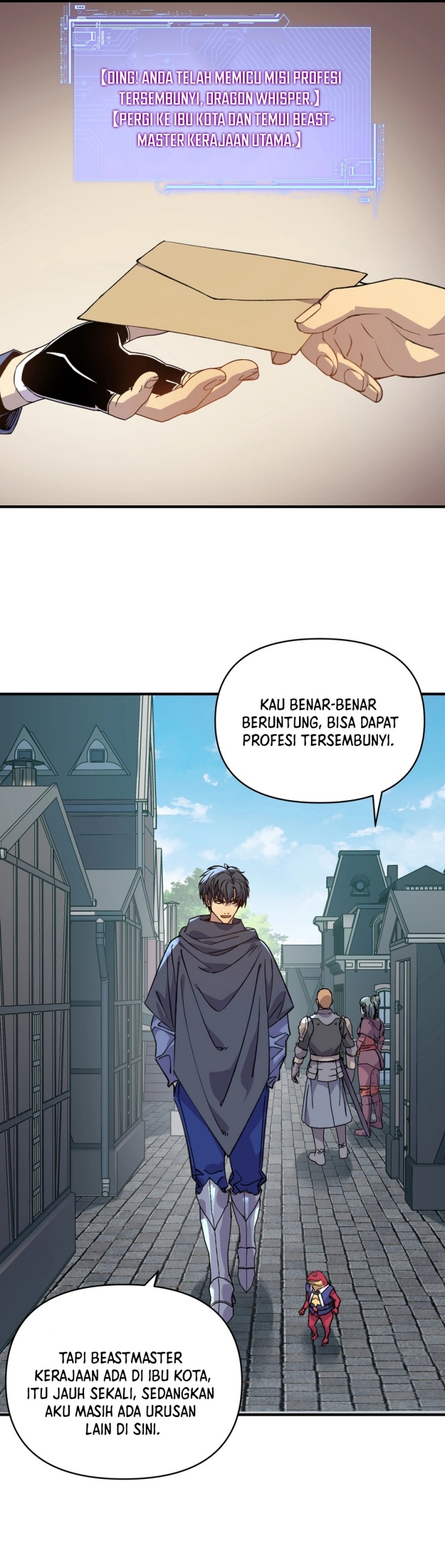 Start by changing your job to the God of Wealth and taming billions of divine pets! Chapter 08 Gambar 19
