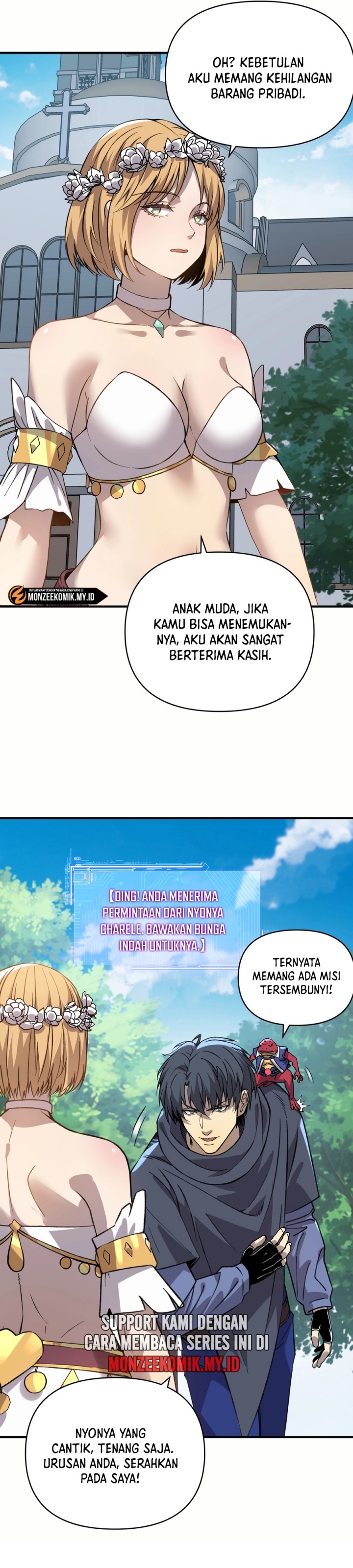Start by changing your job to the God of Wealth and taming billions of divine pets! Chapter 08 Gambar 23