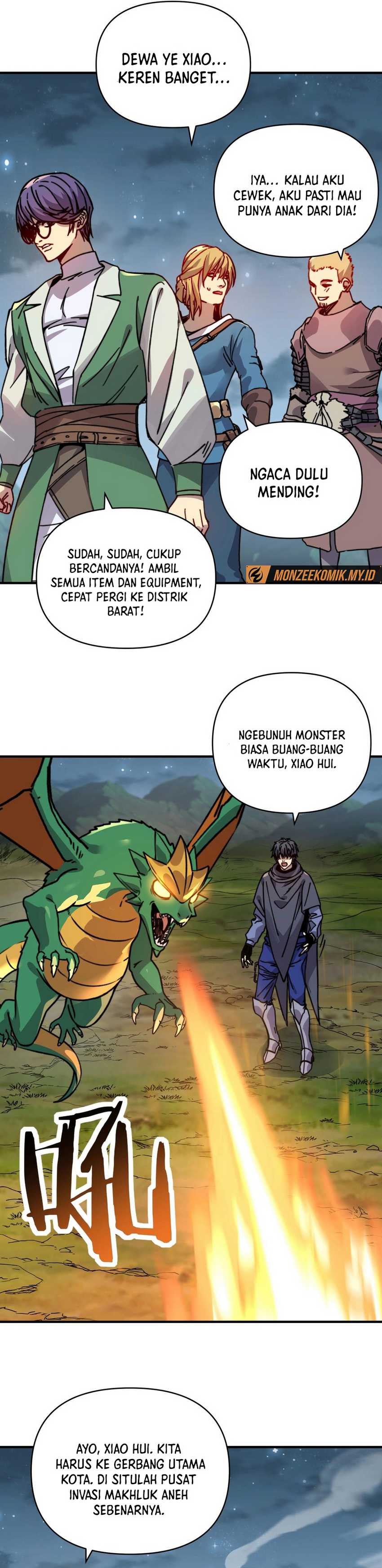 Start by changing your job to the God of Wealth and taming billions of divine pets! Chapter 21 Gambar 21