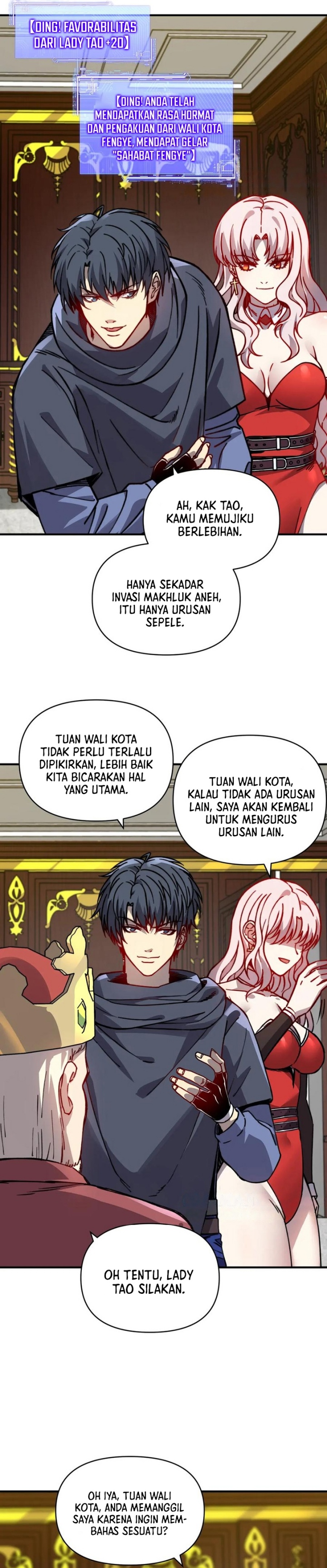 Start by changing your job to the God of Wealth and taming billions of divine pets! Chapter 23 Gambar 6