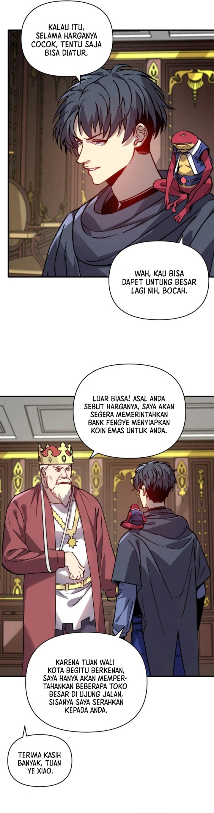 Start by changing your job to the God of Wealth and taming billions of divine pets! Chapter 23 Gambar 8