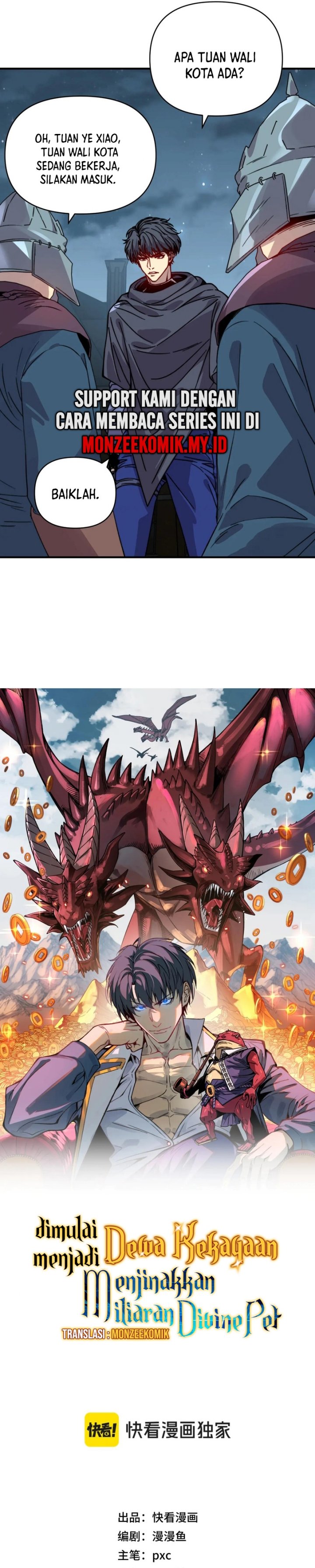 Start by changing your job to the God of Wealth and taming billions of divine pets! Chapter 24 Gambar 3