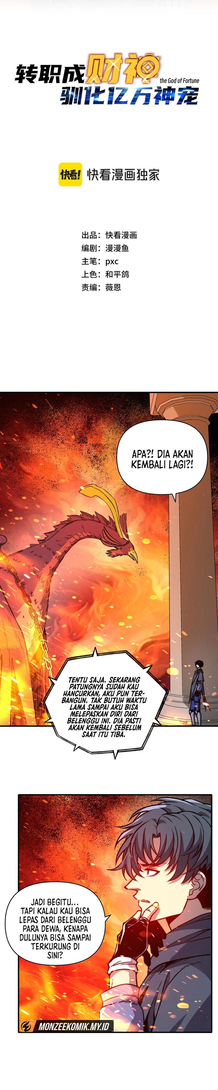 Start by changing your job to the God of Wealth and taming billions of divine pets! Chapter 28 Gambar 3