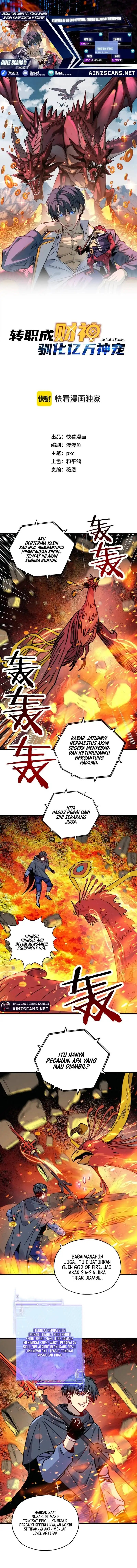 Start by changing your job to the God of Wealth and taming billions of divine pets! Chapter 30 Gambar 1