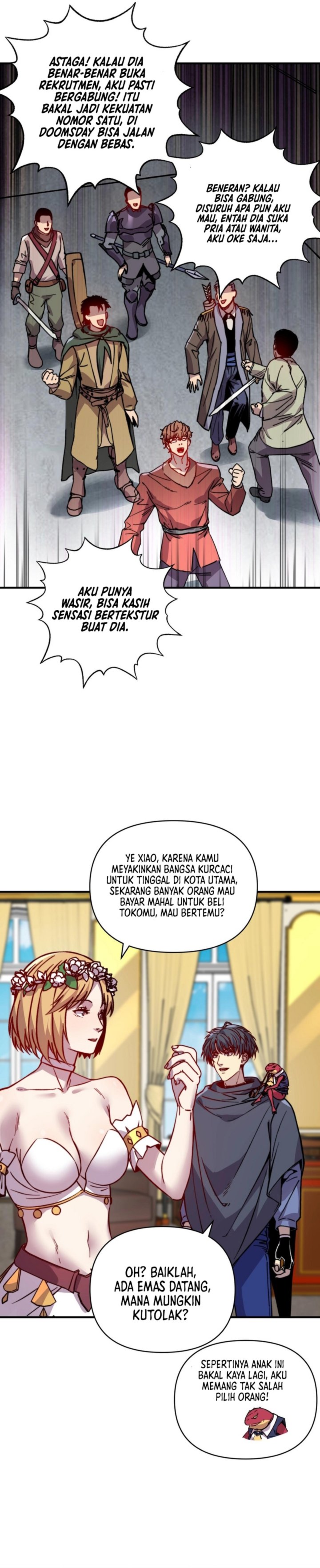 Start by changing your job to the God of Wealth and taming billions of divine pets! Chapter 32 Gambar 9