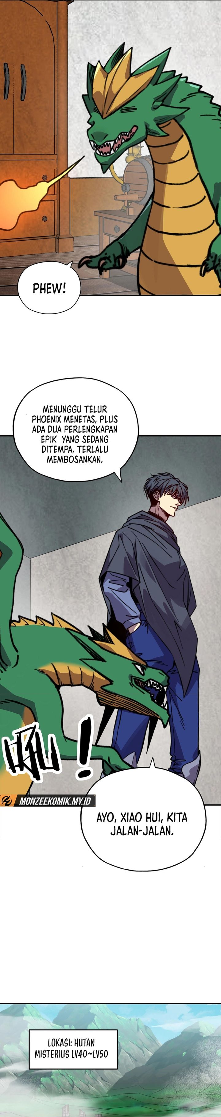 Start by changing your job to the God of Wealth and taming billions of divine pets! Chapter 35 Gambar 17