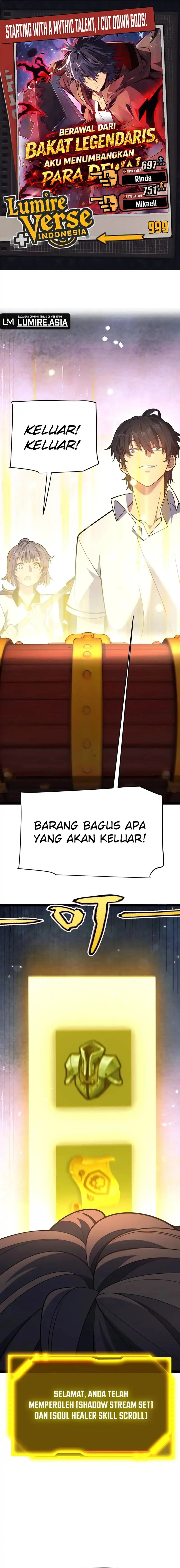 Starting with a Mythic Talent, I Cut Down Gods! Chapter 10 Gambar 1