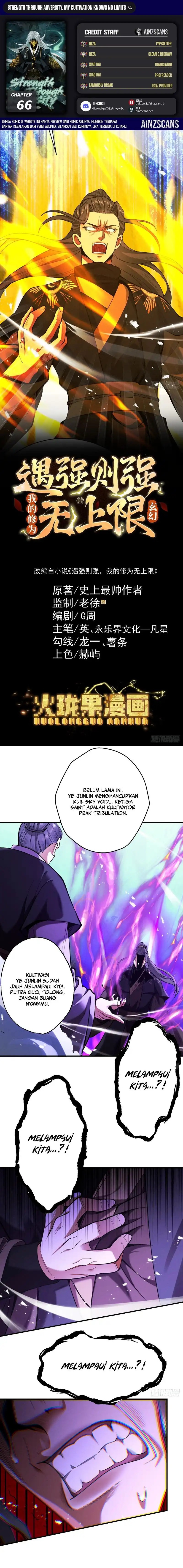 Strength Through Adversity, My Cultivation Knows No Limits Chapter 66 Gambar 1