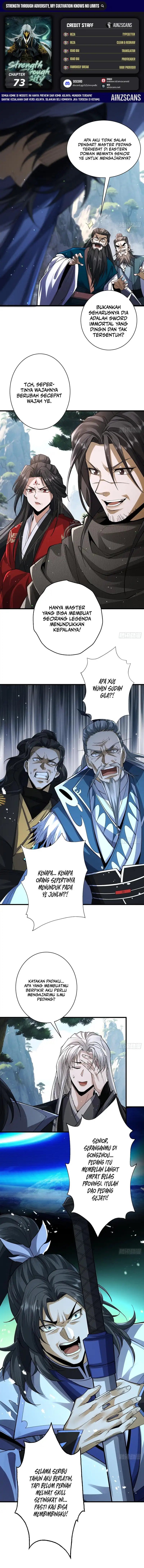 Strength Through Adversity, My Cultivation Knows No Limits Chapter 73 Gambar 1