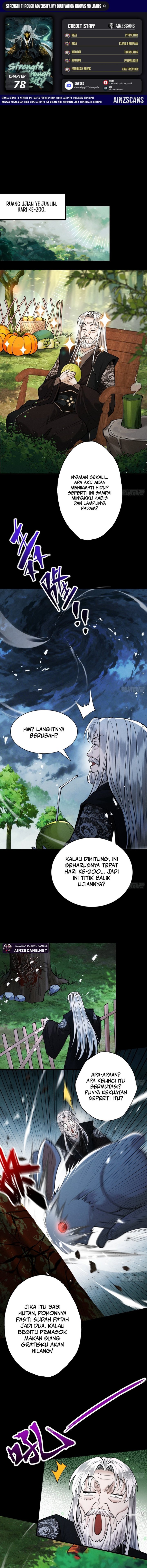 Strength Through Adversity, My Cultivation Knows No Limits Chapter 78 Gambar 1