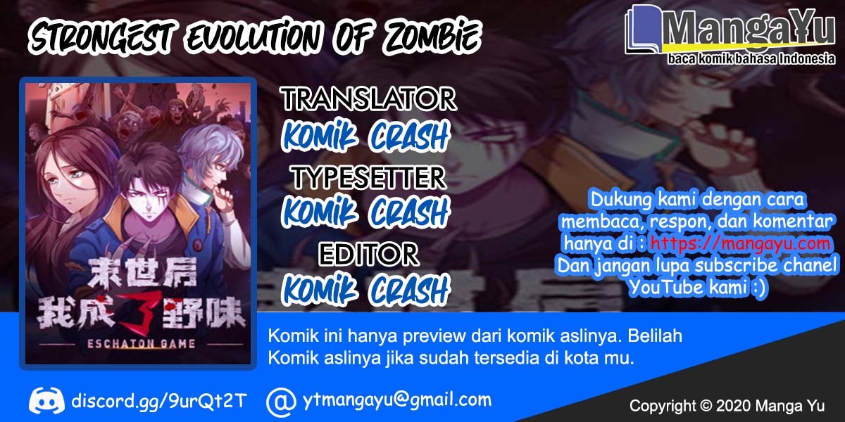 Strongest Evolution Of Zombie Chapter 01 Gambar 1