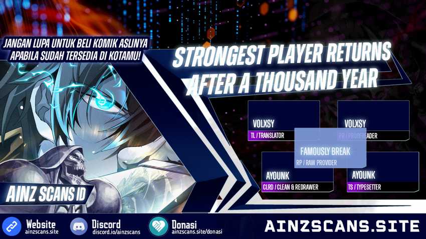 Strongest Player Returns After A Thousand Years Chapter 02 Gambar 1