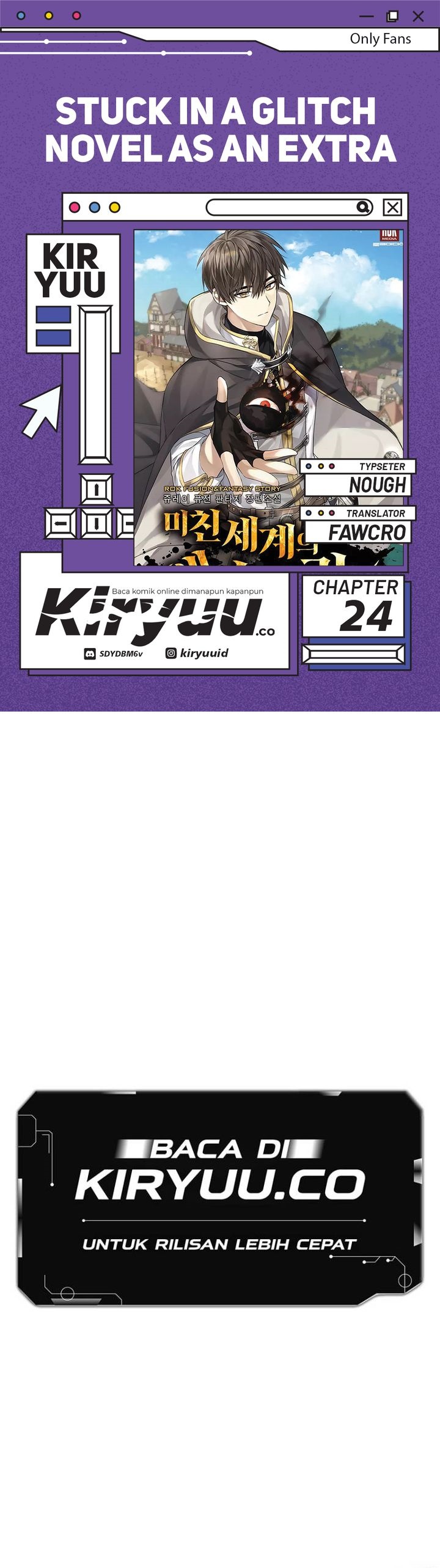 Stuck in a Glitch Novel as an Extra Chapter 24 Gambar 1