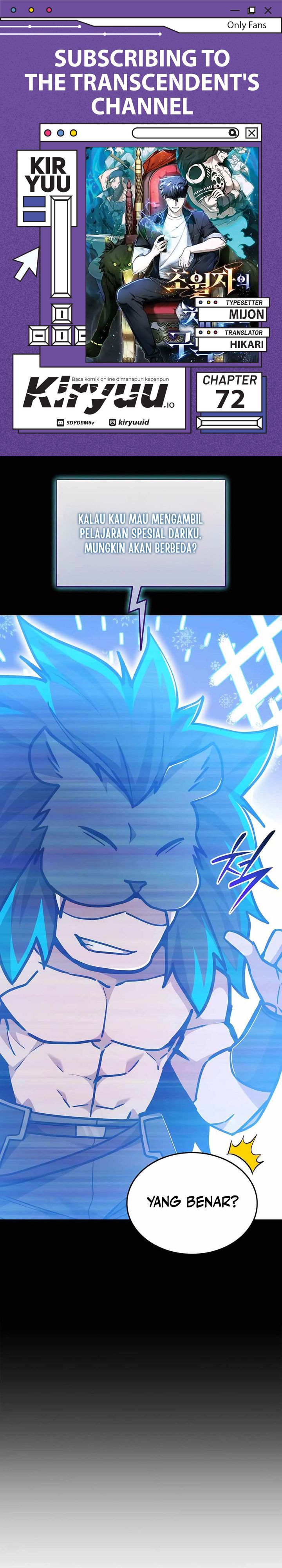 Subscribing to the Transcendent’s Channel Chapter 72 Gambar 1