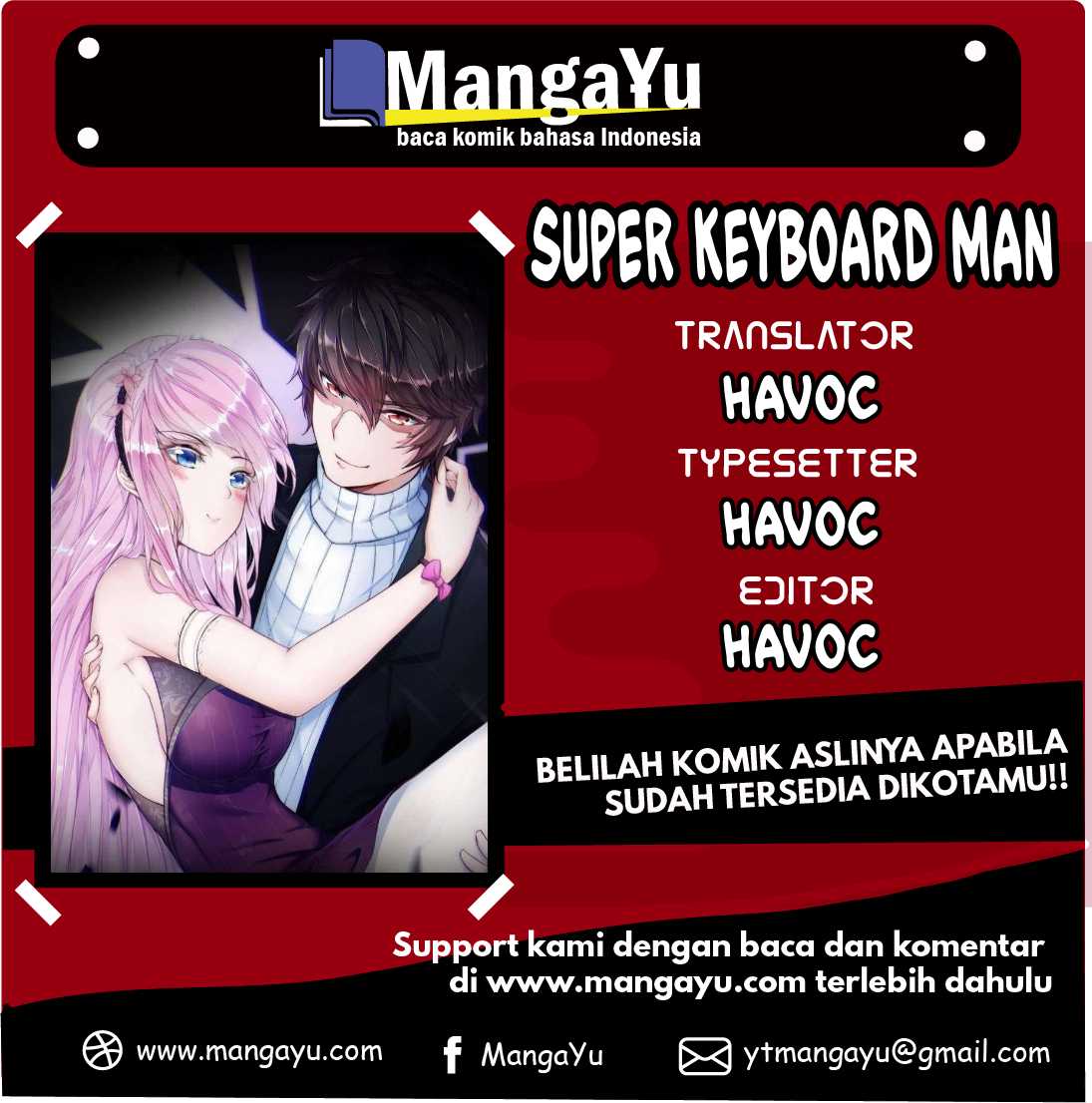 Super Keyboard Man Chapter 00 Gambar 1