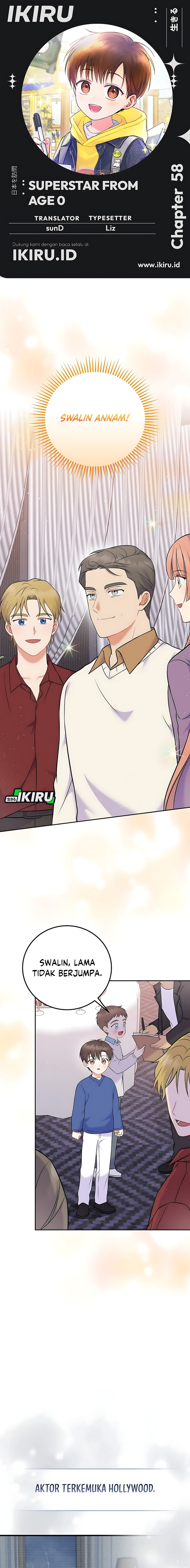 Superstar From Age 0 Chapter 58 Gambar 1