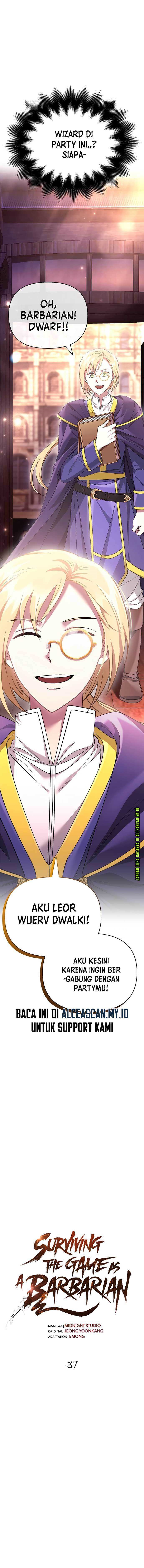 Survive as a Barbarian in the Game Chapter 37 Gambar 1