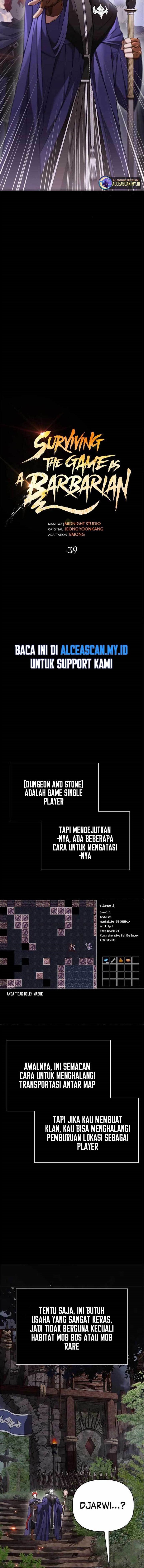 Survive as a Barbarian in the Game Chapter 39 Gambar 18