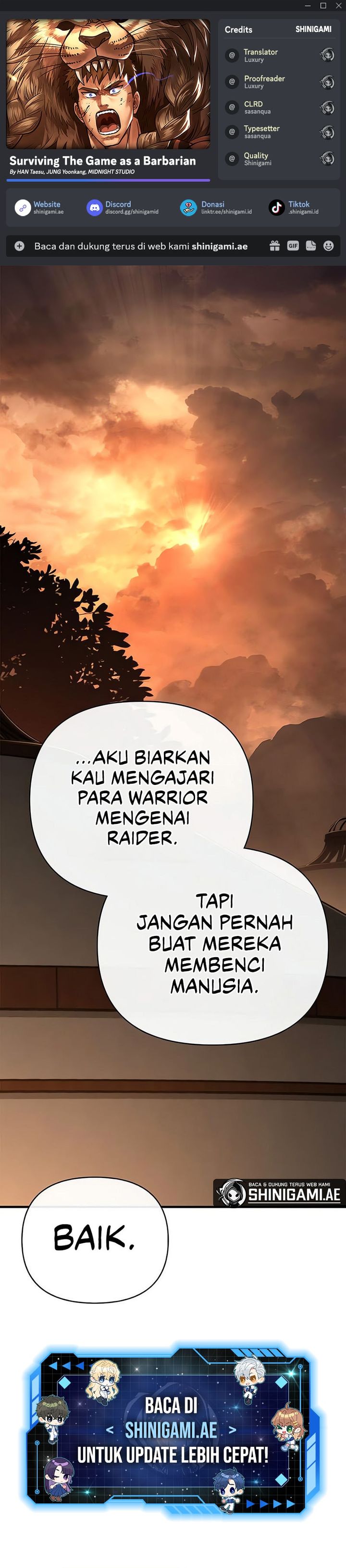 Survive as a Barbarian in the Game Chapter 104 Gambar 1