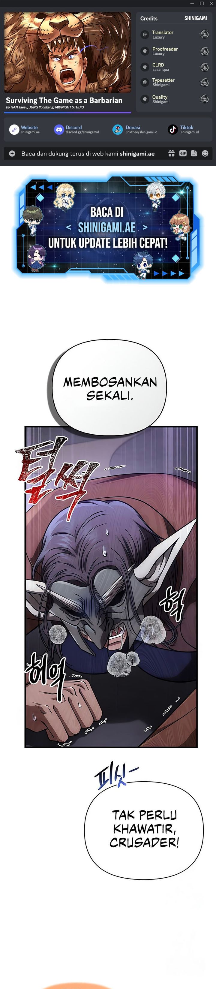 Survive as a Barbarian in the Game Chapter 106 Gambar 1