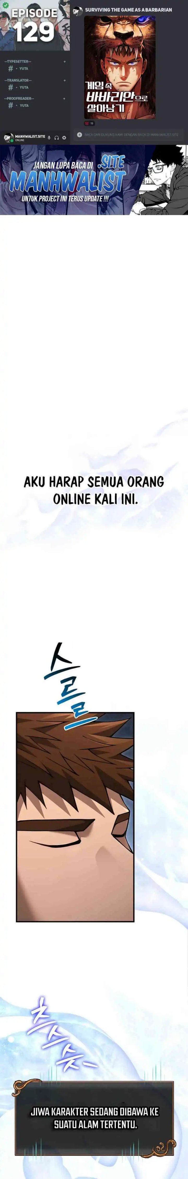 Survive as a Barbarian in the Game Chapter 129 Gambar 1