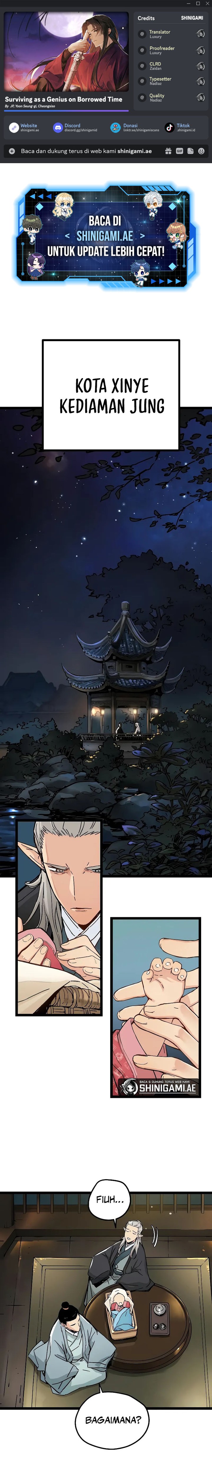 Surviving as a Genius on Borrowed Time Chapter 01 Gambar 1