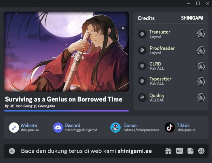 Surviving as a Genius on Borrowed Time Chapter 65 Gambar 1