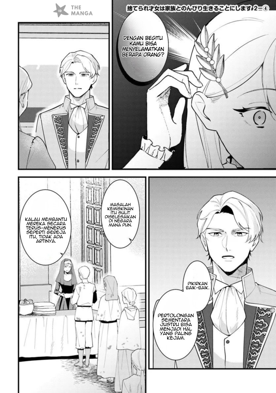 Suterare Saijo Wa Kazoku To Nonbiri Ikiru Koto Ni Shimasu Chapter 02.4 Gambar 2