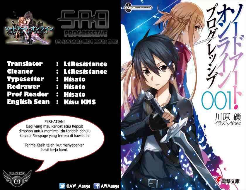 Sword Art Online: Progressive Chapter 01 Gambar 4