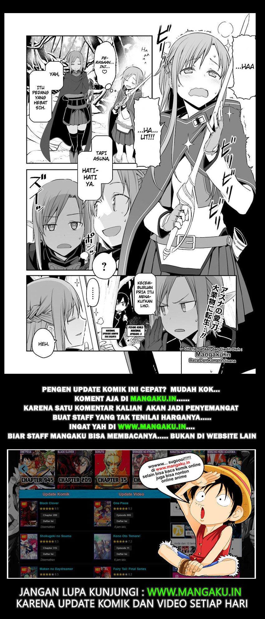 Sword Art Online: Progressive Chapter 32 Gambar 15