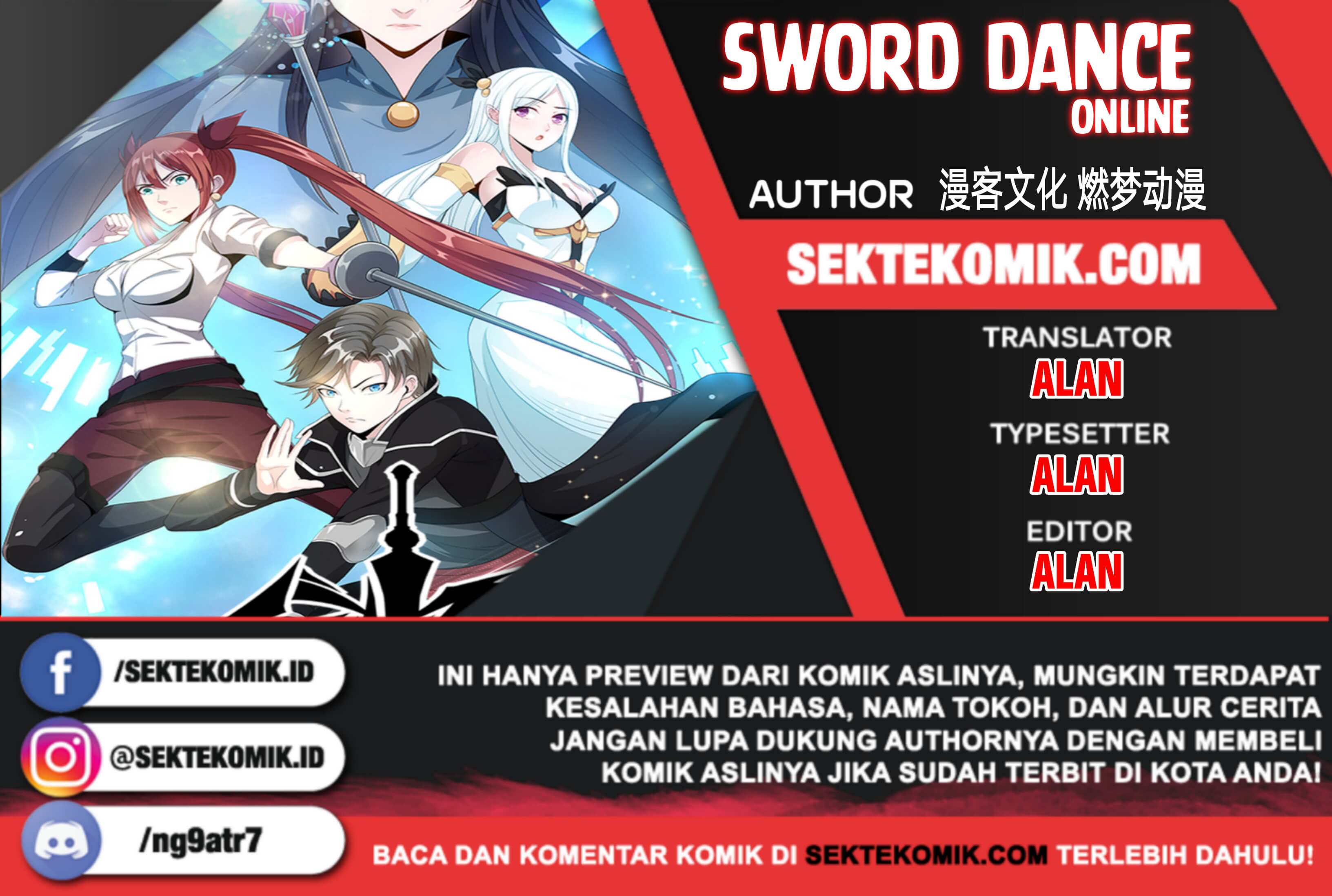 Sword Dance Online Chapter 01 Gambar 1