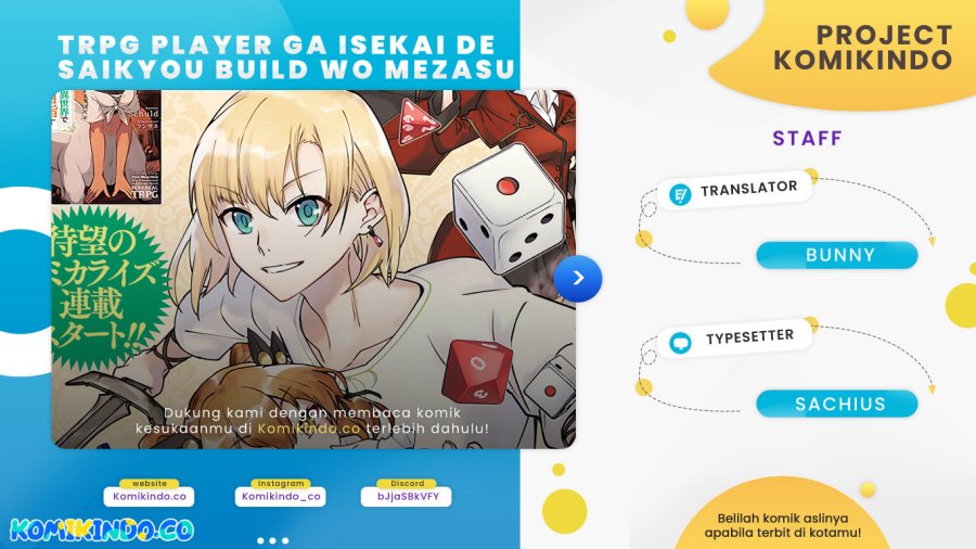 TRPG Player ga Isekai de Saikyou Build wo Mezasu Chapter 01.2 Gambar 1