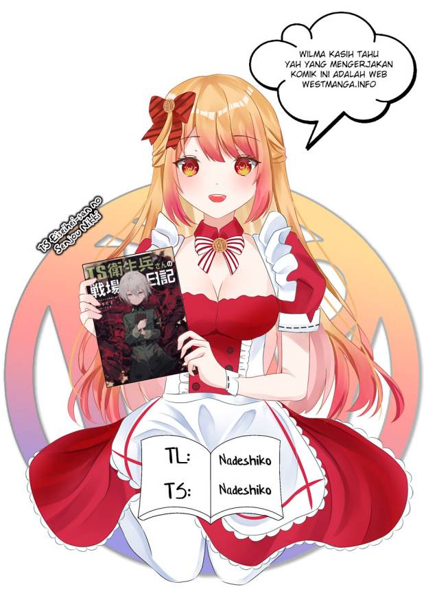 TS Eiseihei-san no Senjou Nikki Chapter 02.1 Gambar 1