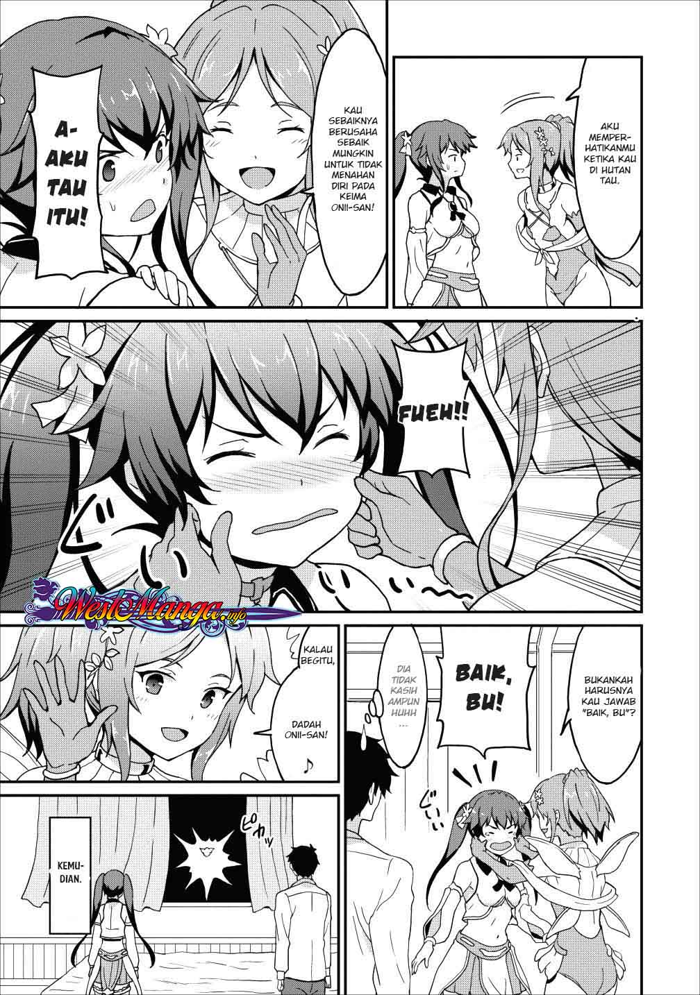 Taberu dake de Level-Up! Damegami to Issho ni Isekai Musou Chapter 09.2 Gambar 9