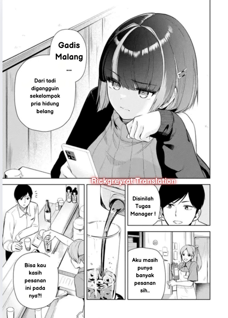 Tachi Nomi Izakaya De Kei Joshidaisei Ga Tonari Ni Kuru Hanashi Chapter 01 Gambar 8