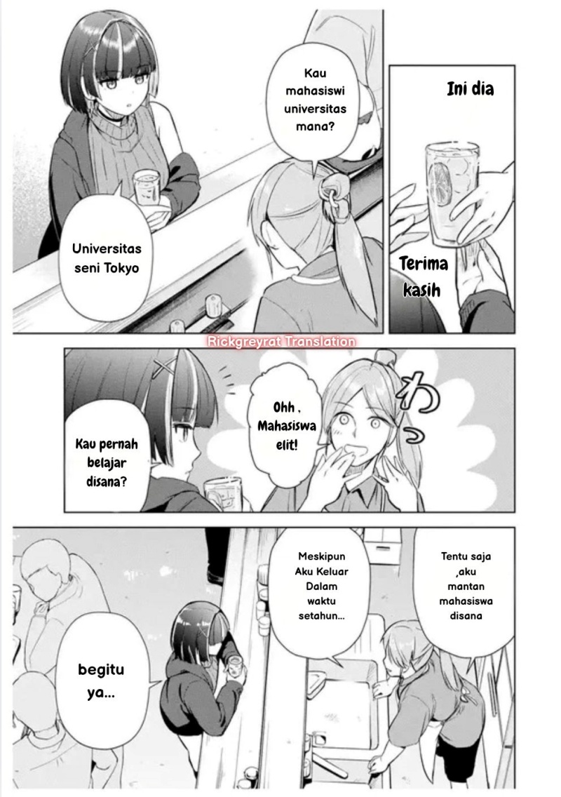 Tachi Nomi Izakaya De Kei Joshidaisei Ga Tonari Ni Kuru Hanashi Chapter 01 Gambar 14