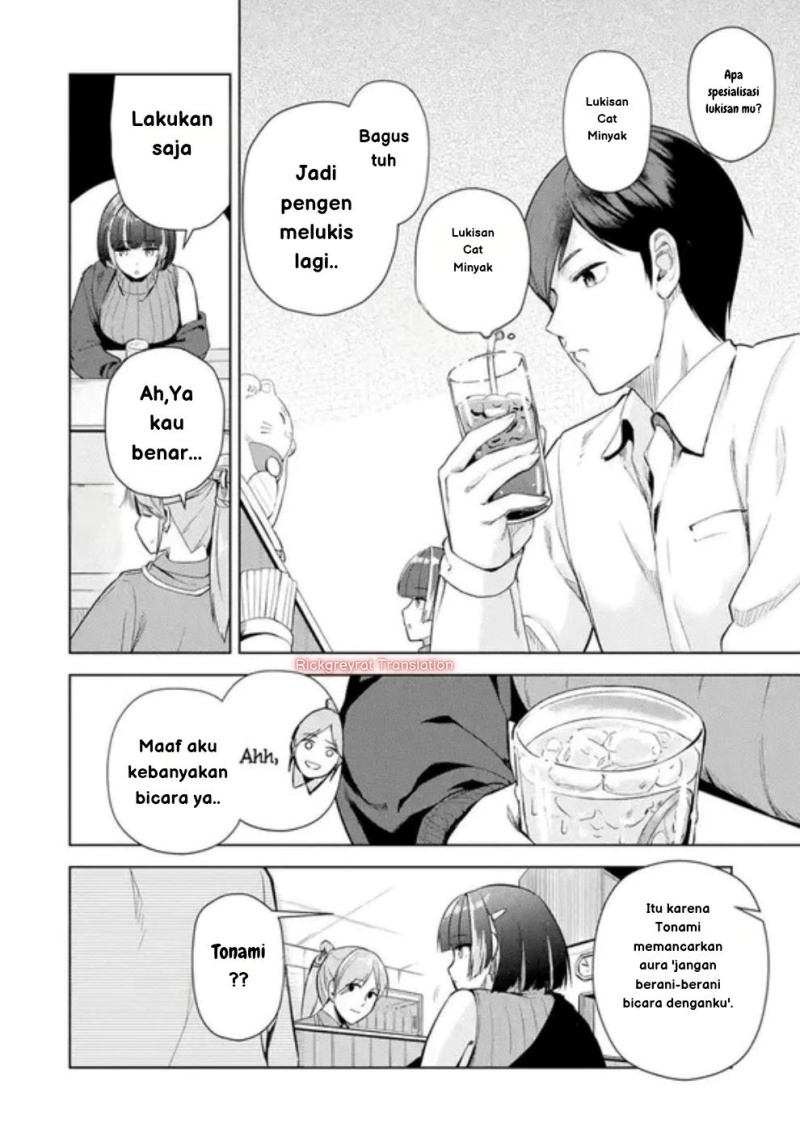 Tachi Nomi Izakaya De Kei Joshidaisei Ga Tonari Ni Kuru Hanashi Chapter 01 Gambar 15